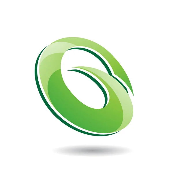 Oval harf G simgesi soyut sembolü — Stok fotoğraf