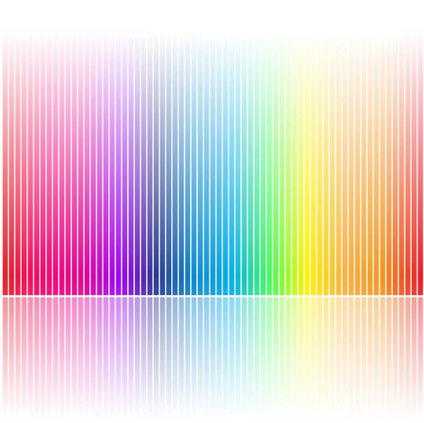 Abstract Rainbow Colored Bars Illustration — Stock Photo, Image