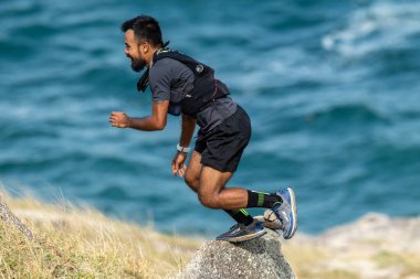 Iz koşuerkek eylem bir spor-aktivite 