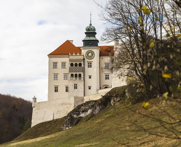 Castle Pieskowa Scala Krakow kenti yakınlarında. Polonya