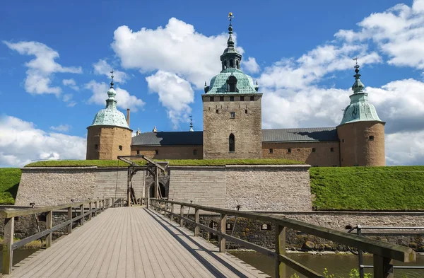 Château Kalmar Est Une Des Œuvres Les Importantes Art Fortification — Photo