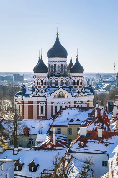 Alexander Nevsky katedrála v Tallinnu — Stock fotografie