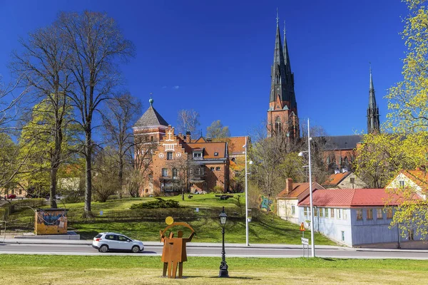 Domkyrkan e Helga Trefaldighets kyrka — Foto Stock