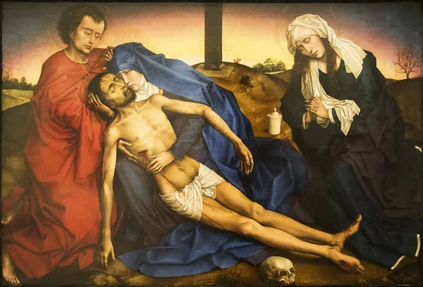 Rogier van der Weyden - De bewening - Nood Gods — Stock Photo, Image