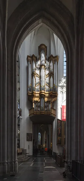 Uno de los órganos de la Catedral de Nuestra Señora de Amberes —  Fotos de Stock
