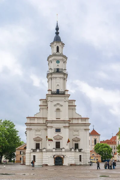 Rådhuset i byen Kaunas – stockfoto