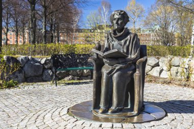 Yazar Astrid Lindgren anıt