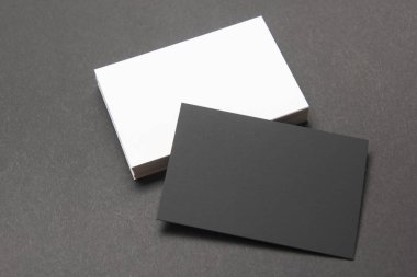 Kartvizitler boş. Renk arkaplan modeli. Düz Yat. metin için boşluk kopyala