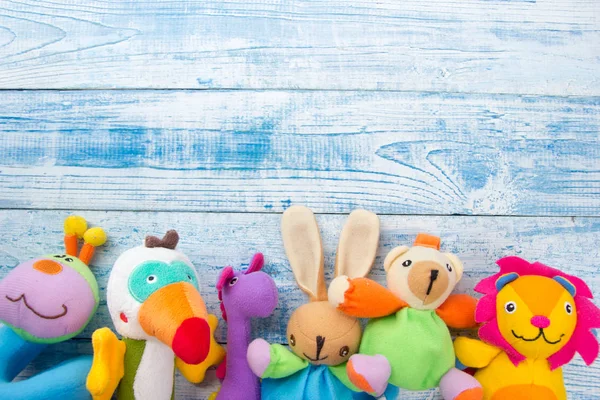 Zestaw kolorowe ramki zabawki dla dzieci. Kopiować miejsca na tekst — Zdjęcie stockowe
