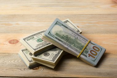 para arka plan. Amerikan yüz dolarlık banknotlar. Finans kavramı
