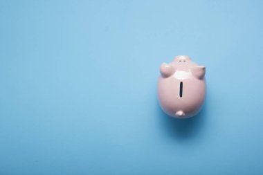 finansal kavram. Kumbara ve altın sikke