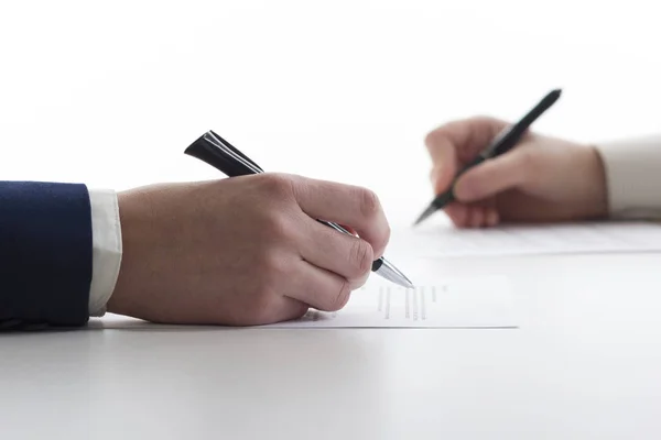 Concepto de derecho, asesoramiento y servicios jurídicos. Abogado y abogado teniendo reunión de equipo en el bufete de abogados . —  Fotos de Stock