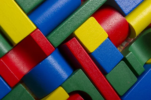 Niños educativo desarrollo juguetes marco sobre fondo blanco. Vista superior. Acostado. Copiar espacio para texto — Foto de Stock