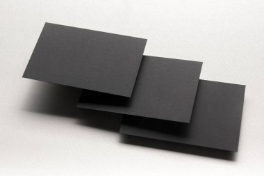 Kartvizitler boş. Renk arkaplan modeli. Düz Yat. metin için boşluk kopyala