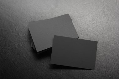 Kartvizitler boş. Renk arkaplan modeli. Düz Yat. metin için boşluk kopyala.