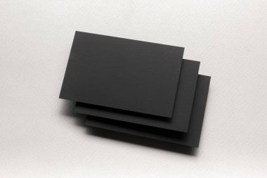 Kartvizitler boş. Renk arkaplan modeli. Düz Yat. metin için boşluk kopyala.