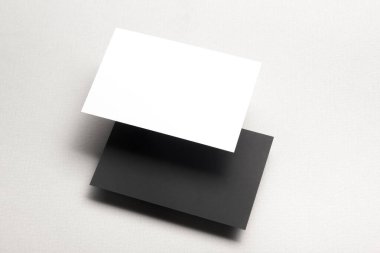 Kartvizitler boş. Renk arkaplan modeli. Düz Yat. metin için boşluk kopyala