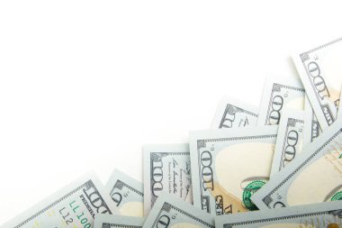 para arka plan. Amerikan yüz dolarlık banknotlar. Finans kavramı
