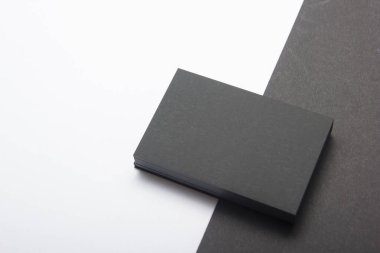 Kartvizitler boş. Renk arkaplan modeli. Düz Yat. metin için boşluk kopyala