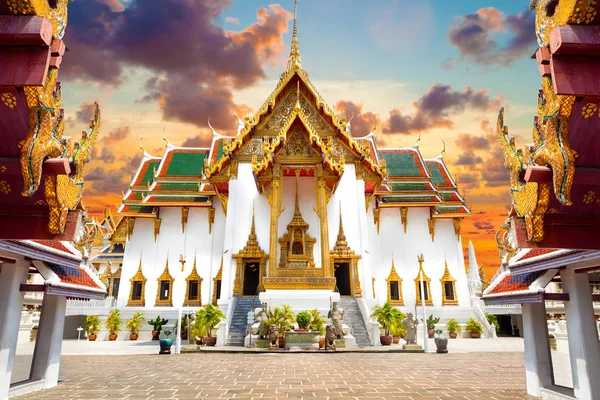 Gran Palacio Wat Phra Keaw Ciudad Bangkok Tailandia Real Palacio —  Fotos de Stock