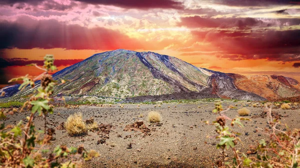 Тенеріфе Декорації Краєвид Вулкан Teide Spain Подорожі Пригоди — стокове фото