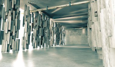 Modern beton mimarisi. Çağdaş iç mimarisi ve çimento İnşaat