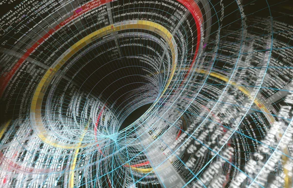 Wallpaper Tech Concept Pattern Big Data Structure Net Source Code ...