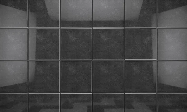 清洁瓷砖墙浴室背景.3d 插图 — 图库照片