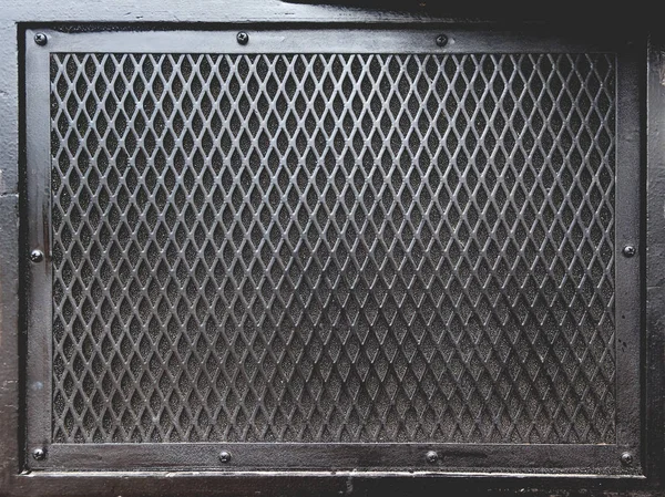 Frontal close up image of speakers grill — Stock Photo, Image