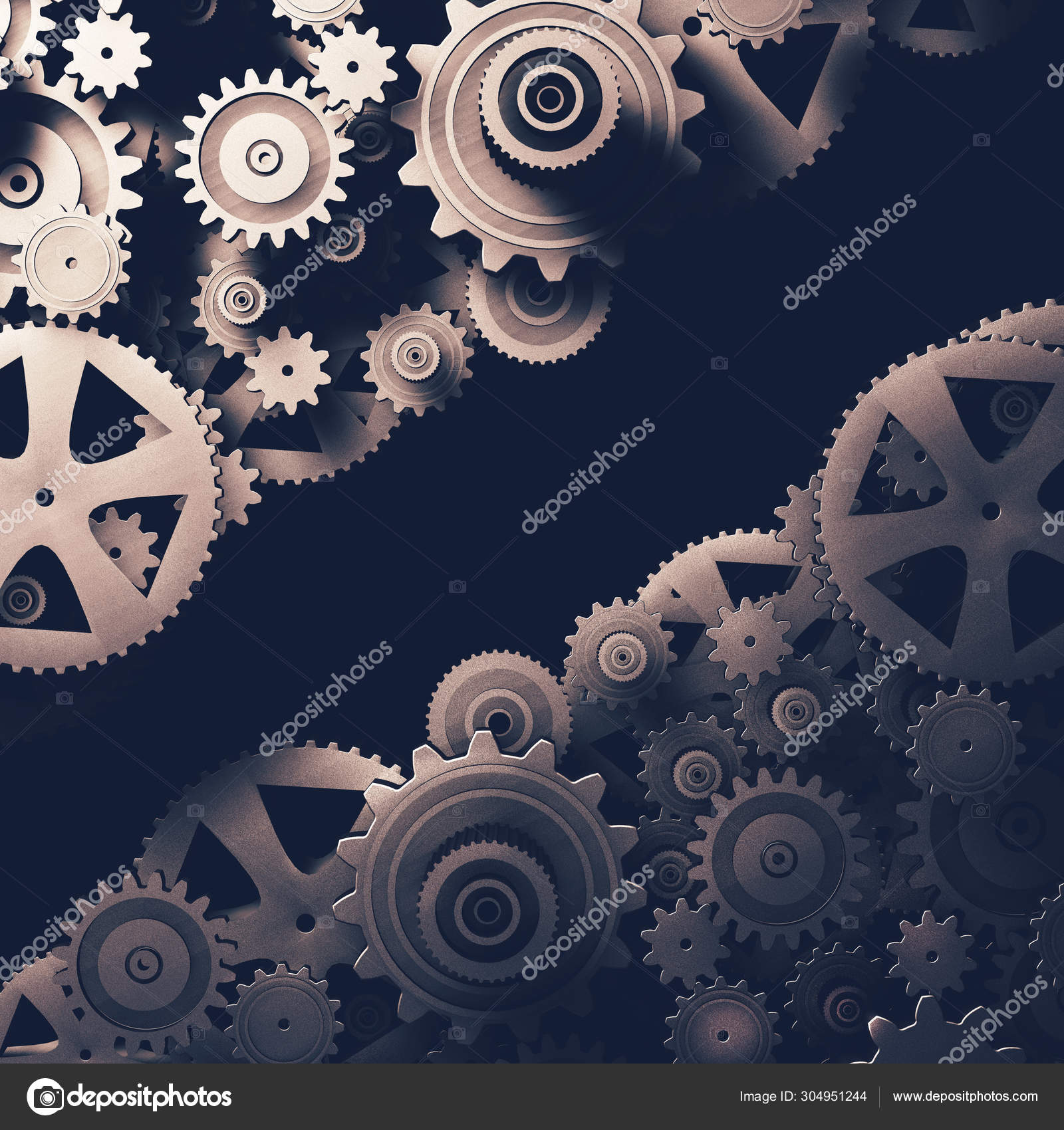 Set Of Gears For Meaning Unity On Isolated Background Stock Photo, Picture  and Royalty Free Image. Image 54413671.