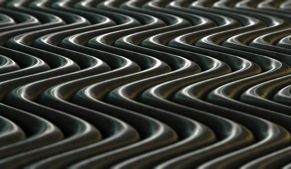 抽象的な波と波紋表面の背景.3dイラスト — ストック写真