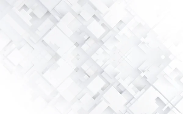 White cubes background.3d illustration — Stock Photo, Image