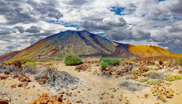 Naturvulkanlandskap Landmärke Spanien Teide Vulkan Kanarieöarna Teneriffas Nationalpark — Stockfoto