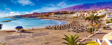 Scenic landscape Costa Adeje.Tenerife, Canary Islands, Spain clipart