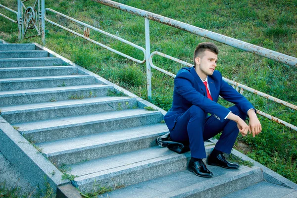 Triste homem de negócios — Fotografia de Stock