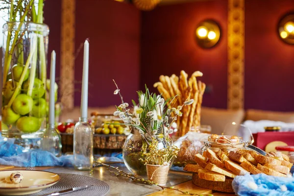 Brunch de queijo, queijo azul, delicadezas — Fotografia de Stock