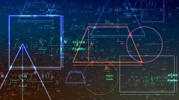 Mathematik und Geometrie — Stockfoto