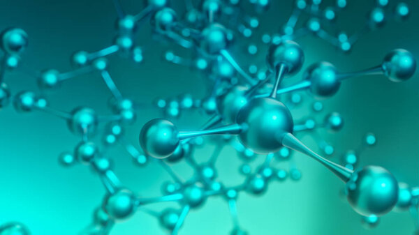 абстрактная молекулярная структура
