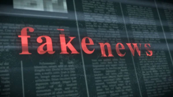 Concetto di fake news — Foto Stock