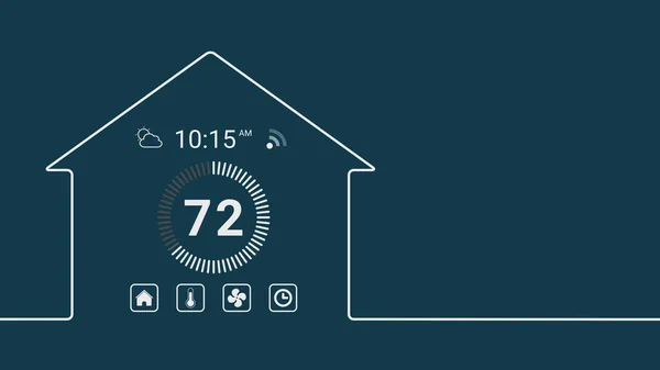 Konzept des Smart Home — Stockfoto
