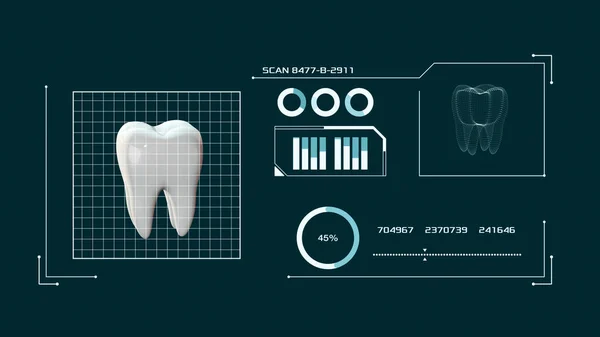 Concept de dentisterie et de technologie — Photo