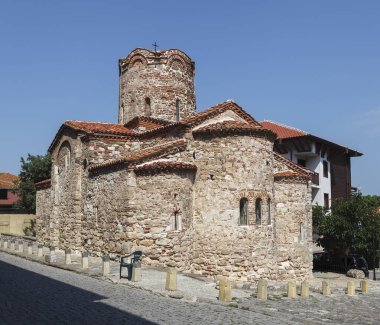 Bulgaristan 'ın eski Nessebar kentindeki eski kilise