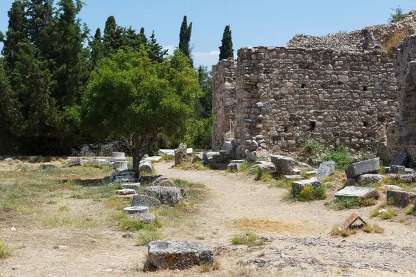 Kos Adası Ndaki Harabeler Yunanca Tıp Tanrısı Asclepius Adanmış Antik — Stok fotoğraf