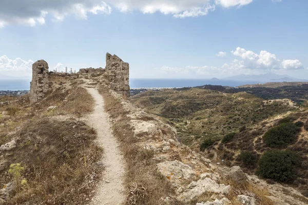 Gamla Slottet Antimachia Byn Kos Grekland — Stockfoto