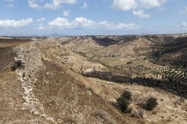 Vista Panorámica Desde Castillo Del Pueblo Antimachias Isla Kos Grecia —  Fotos de Stock