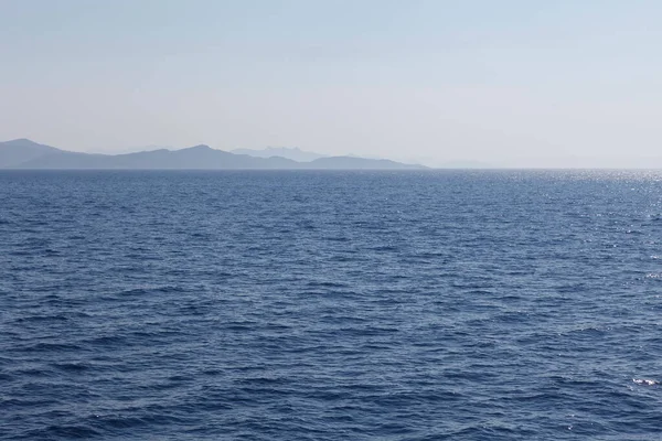 Letecký Výhled Egejské Moře Poblíž Ostrova Kalimnos Řecko — Stock fotografie