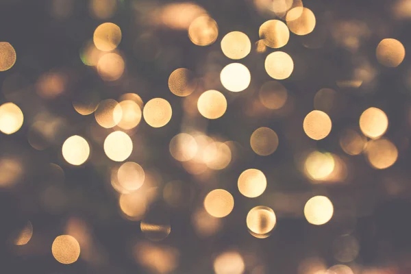 Goldene Weihnachtsbokeh Lichter Glitzern Orangen Farben Den Feiertagen — Stockfoto