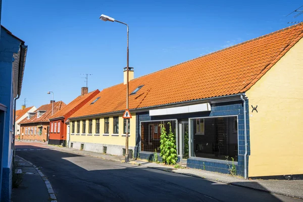 Closed store in a small danish city — Stock Photo, Image