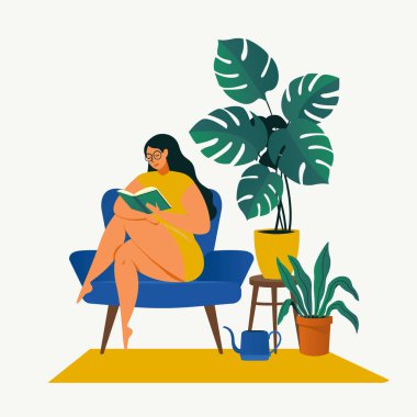 Şehir ormanı, bitkilerle moda ev dekorasyonu