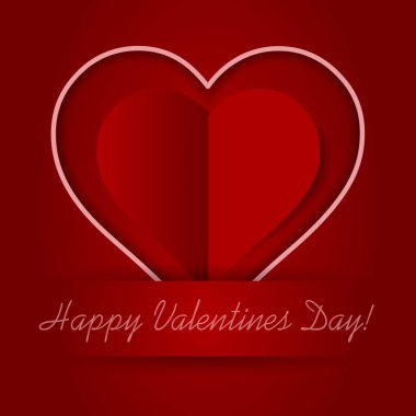 Sevgililer günün kutlu olsun. Vektör illüstrasyonu. 